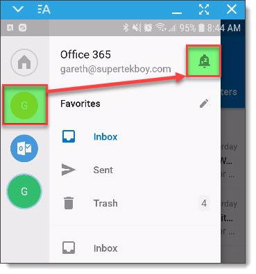 how to set up outlook for office 365 on android